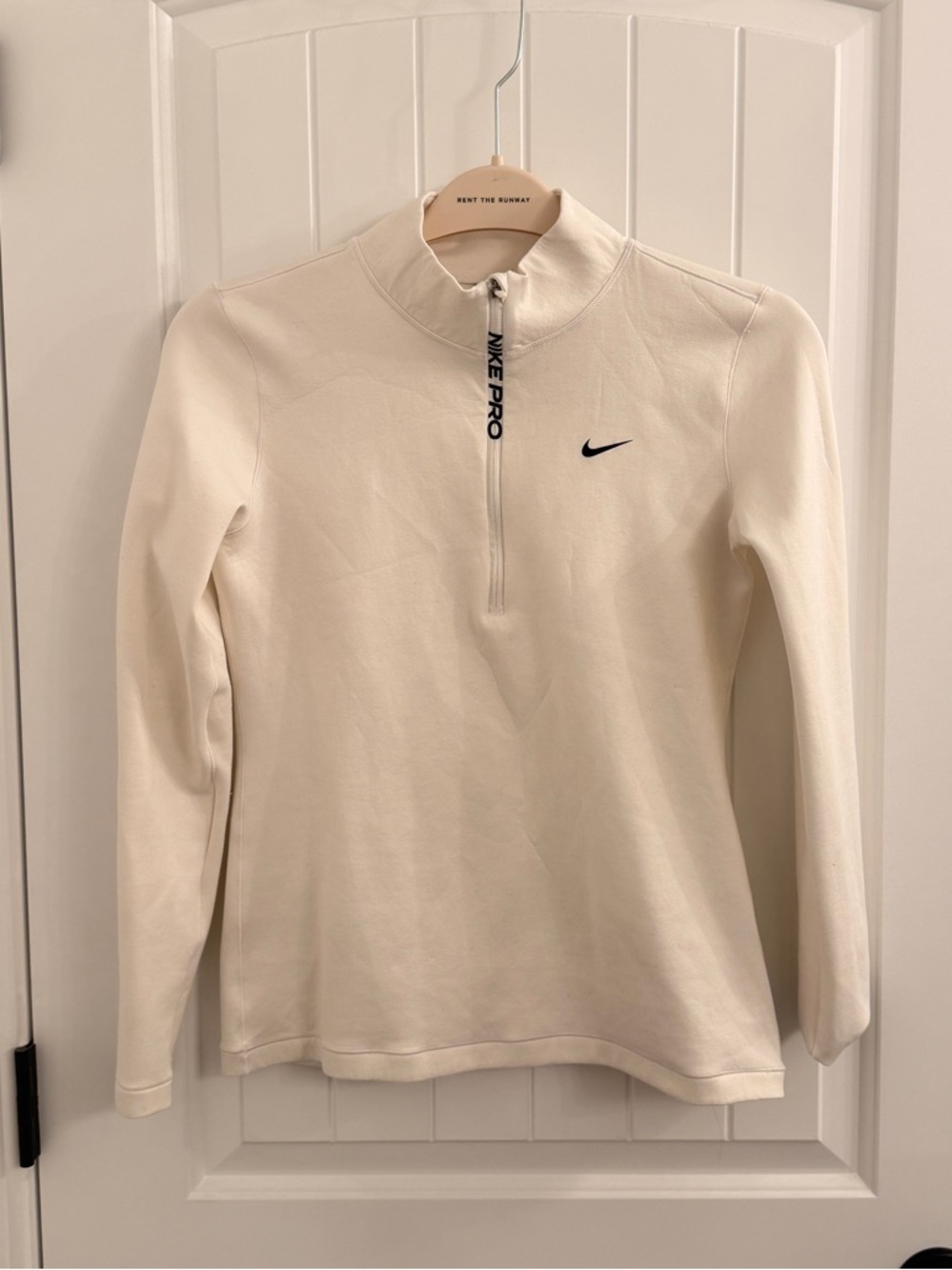 Nike Cream Half-Zip Turtleneck Pullover